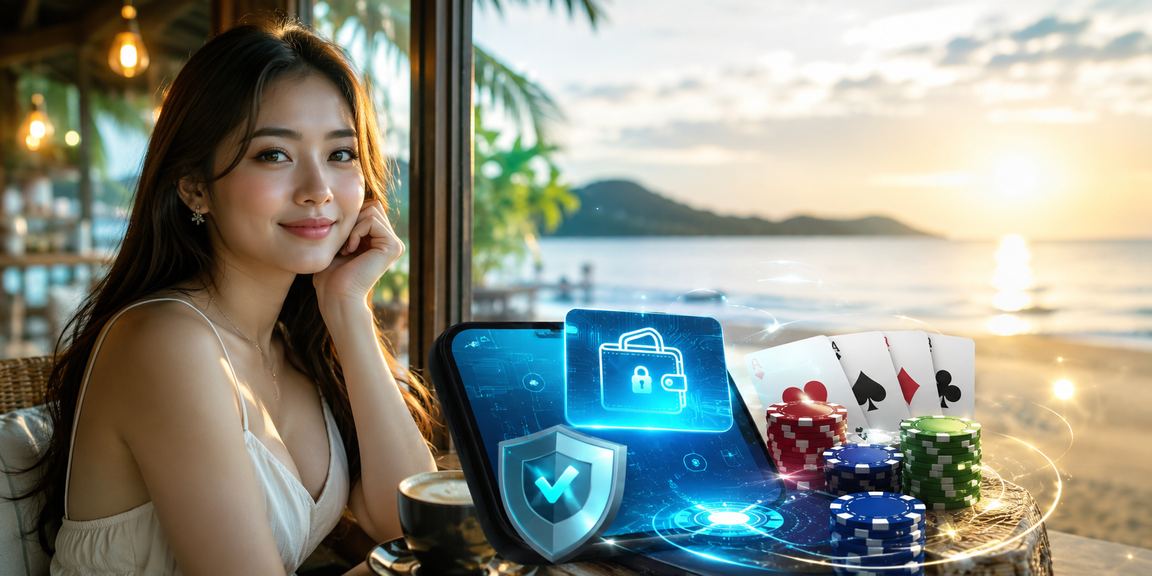 Permainan kad poker bertema Kedah dalam suasana Malaysia yang meriah